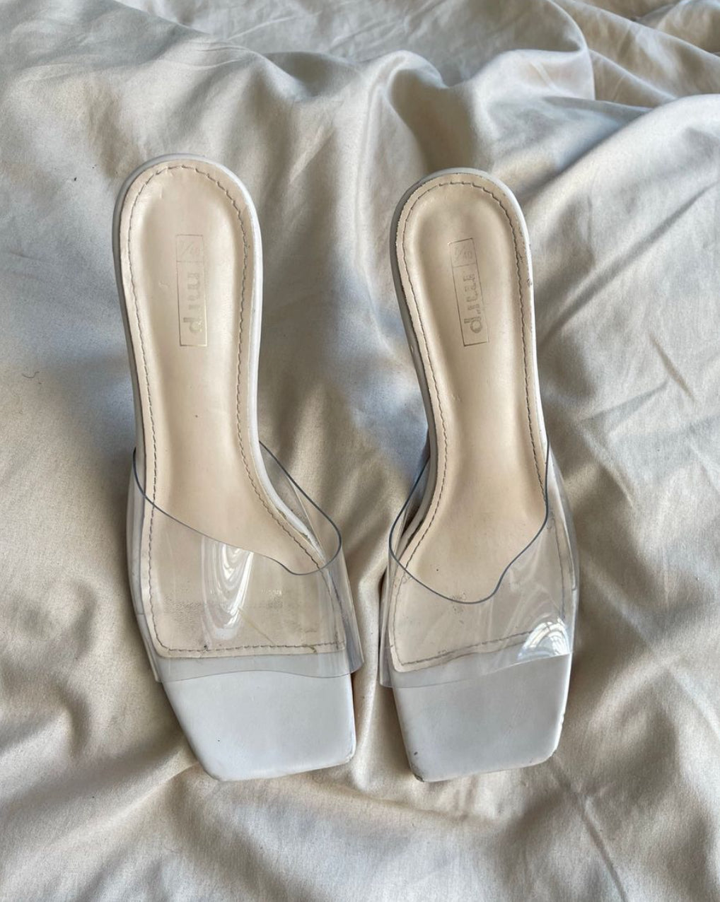 Transparent heels