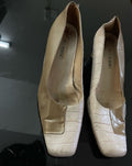 square toe vintage heels