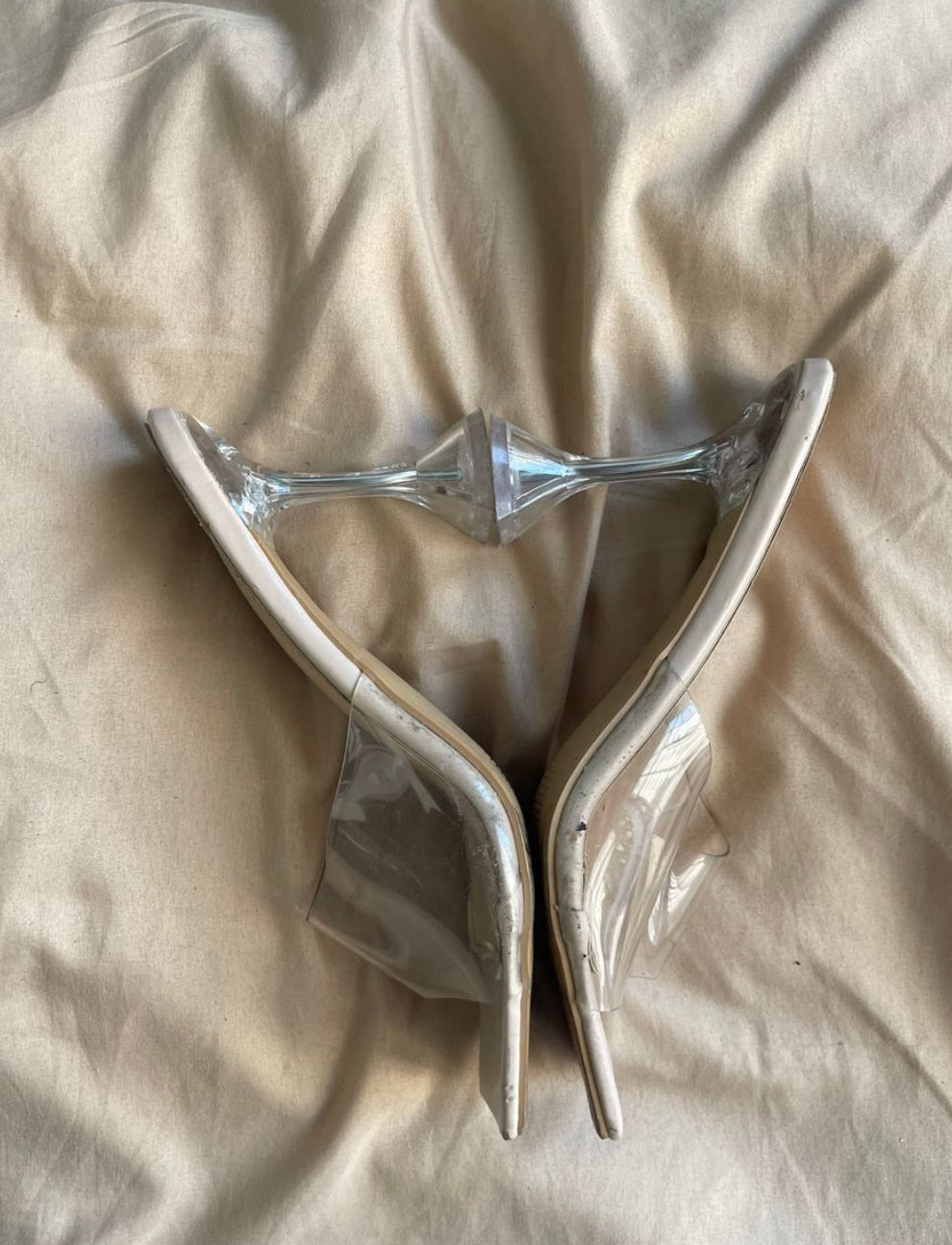 Transparent heels