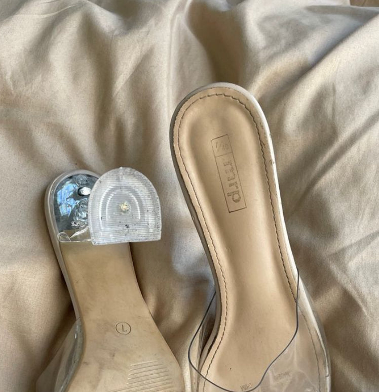 Transparent heels